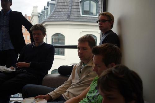 Launch time at RainMaking office.